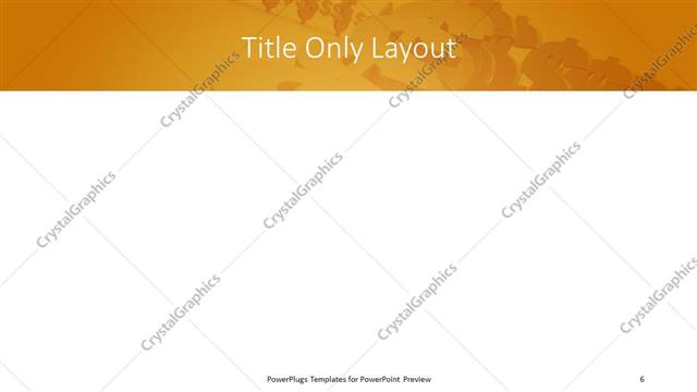 Title Only presentation slide layout