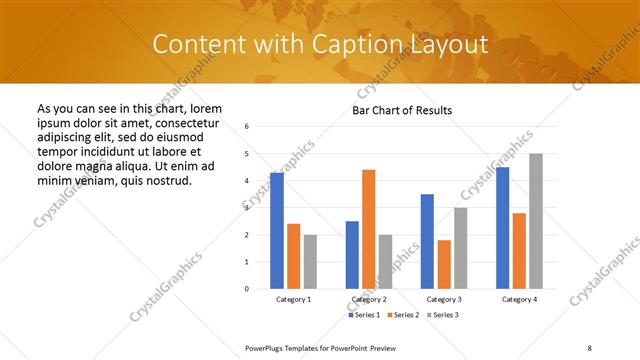 Content with Caption presentation slide layout