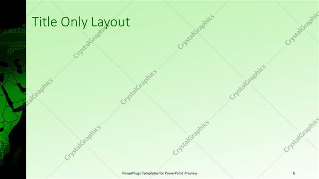 Title Only presentation slide layout