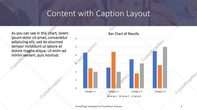 Content with Caption presentation slide layout