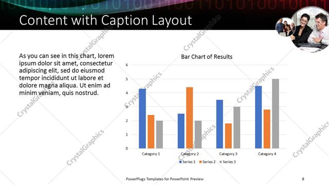 Content with Caption presentation slide layout