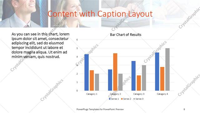 Content with Caption presentation slide layout