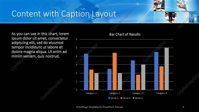 Content with Caption presentation slide layout