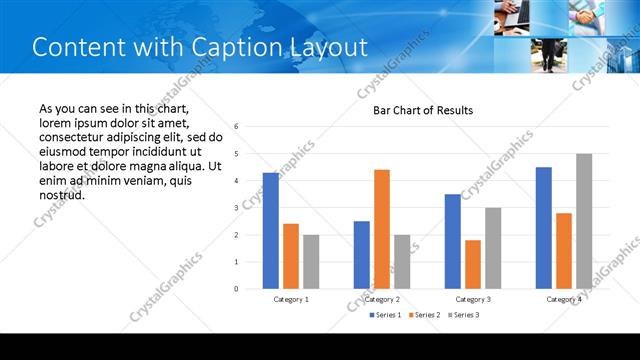 Content with Caption presentation slide layout