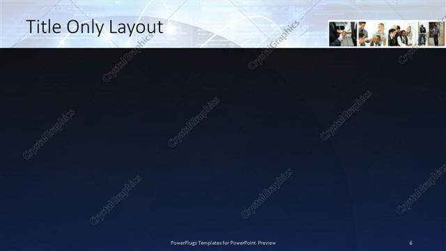 Title Only presentation slide layout
