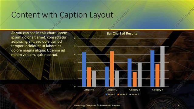Content with Caption presentation slide layout