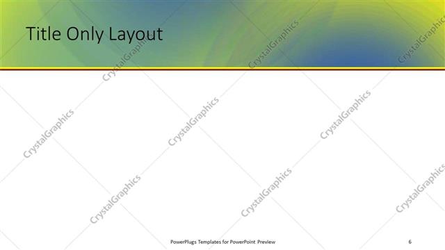 Title Only presentation slide layout