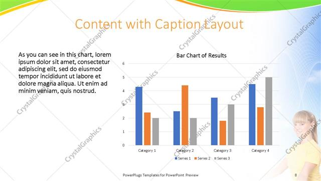 Content with Caption presentation slide layout