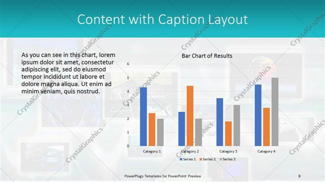Content with Caption presentation slide layout