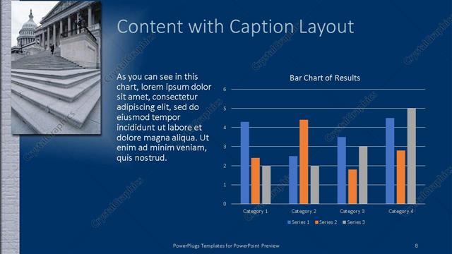 Content with Caption presentation slide layout