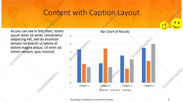 Content with Caption presentation slide layout