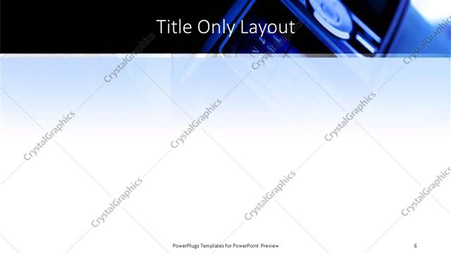 Title Only presentation slide layout