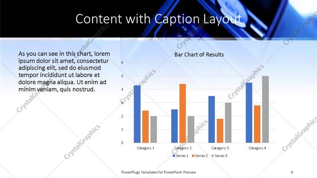 Content with Caption presentation slide layout