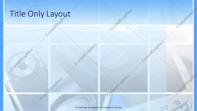 Title Only presentation slide layout