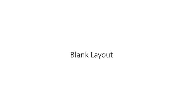 Blank presentation slide layout