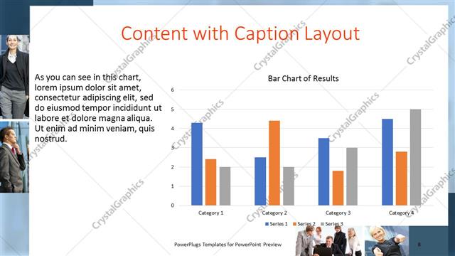 Content with Caption presentation slide layout