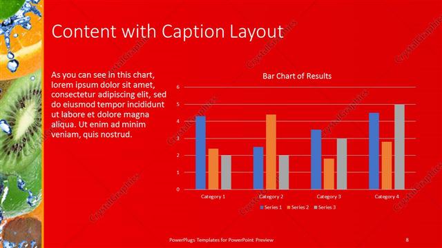 Content with Caption presentation slide layout