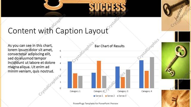 Content with Caption presentation slide layout