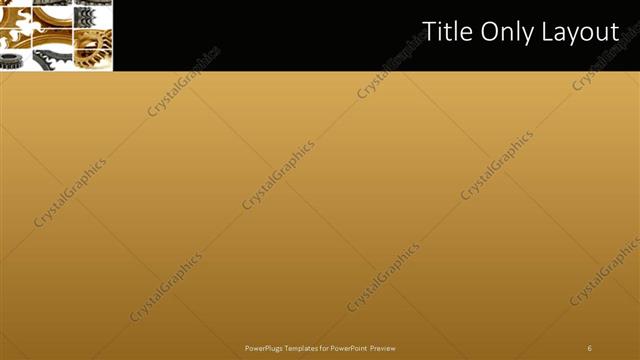 Title Only presentation slide layout