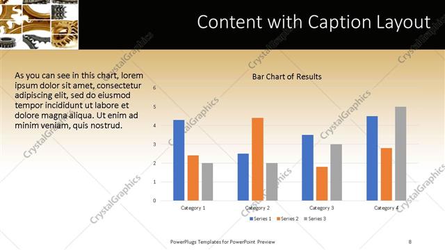 Content with Caption presentation slide layout