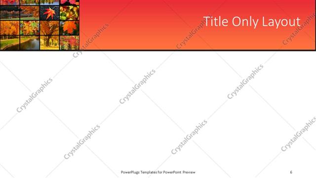 Title Only presentation slide layout