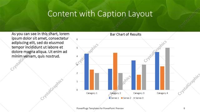 Content with Caption presentation slide layout