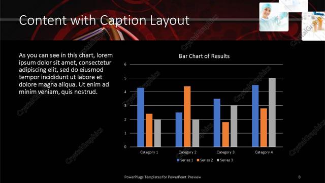 Content with Caption presentation slide layout