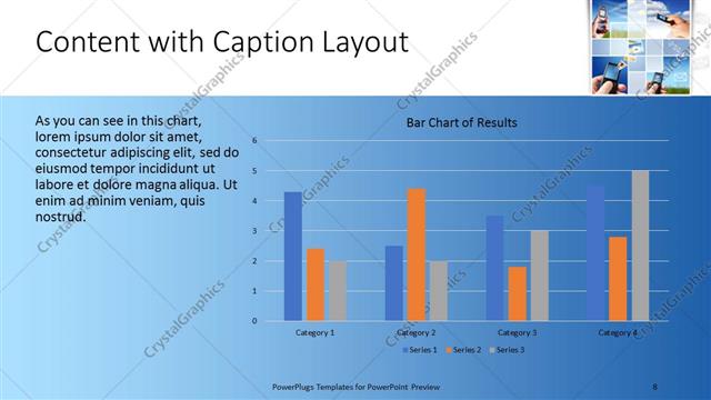 Content with Caption presentation slide layout