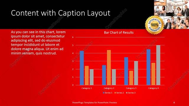 Content with Caption presentation slide layout