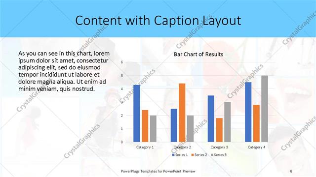 Content with Caption presentation slide layout