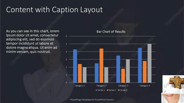 Content with Caption presentation slide layout
