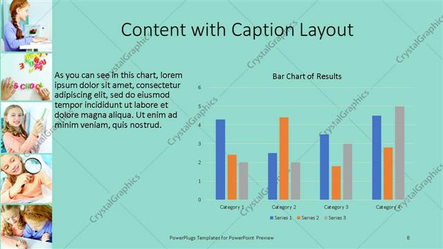 Content with Caption presentation slide layout