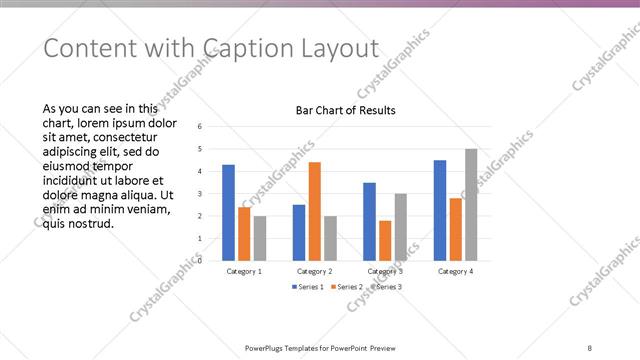 Content with Caption presentation slide layout