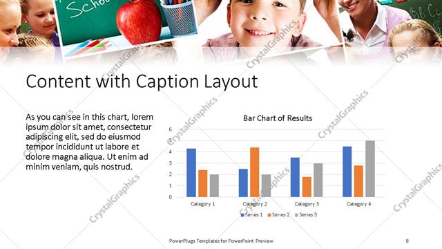 Content with Caption presentation slide layout
