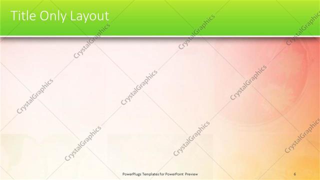 Title Only presentation slide layout