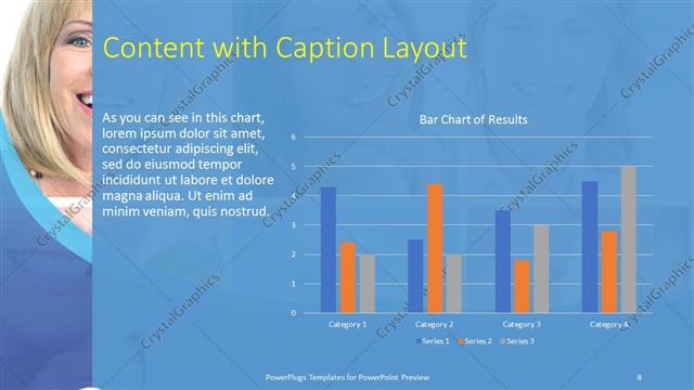 Content with Caption presentation slide layout
