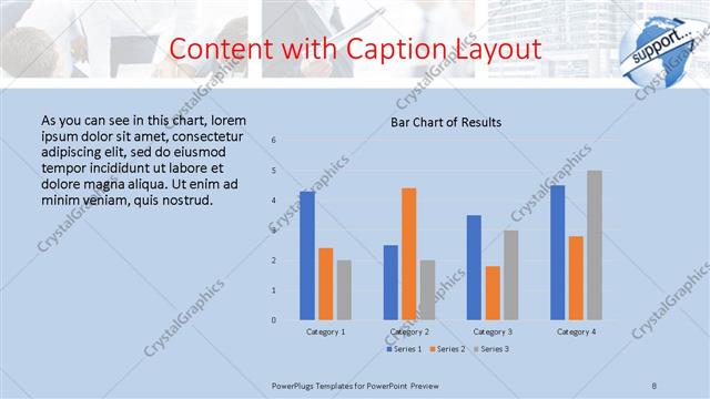 Content with Caption presentation slide layout