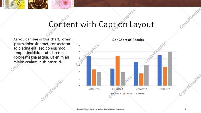 Content with Caption presentation slide layout
