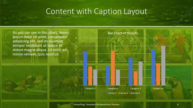 Content with Caption presentation slide layout