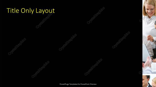 Title Only presentation slide layout