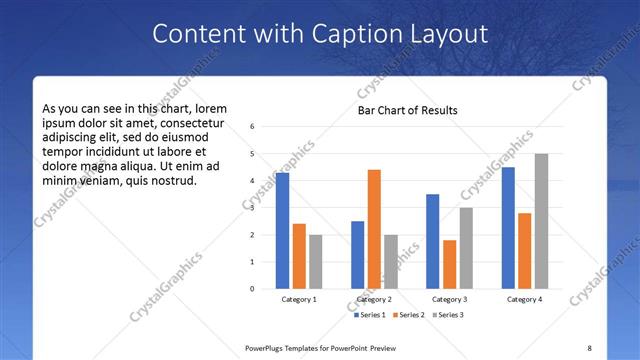 Content with Caption presentation slide layout