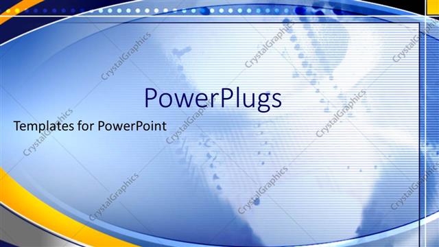  Presentation with blue yellow - Collection of abstract shapes with blue and yellow lines