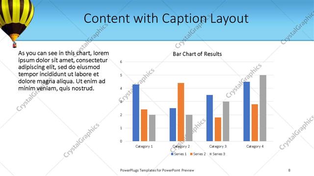 Content with Caption presentation slide layout
