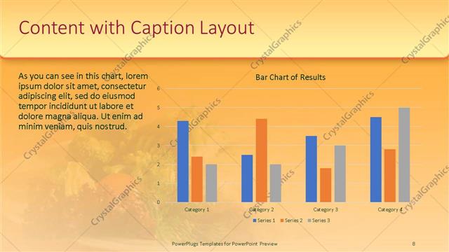 Content with Caption presentation slide layout