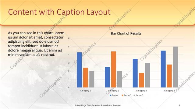 Content with Caption presentation slide layout