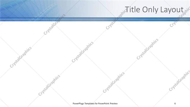 Title Only presentation slide layout