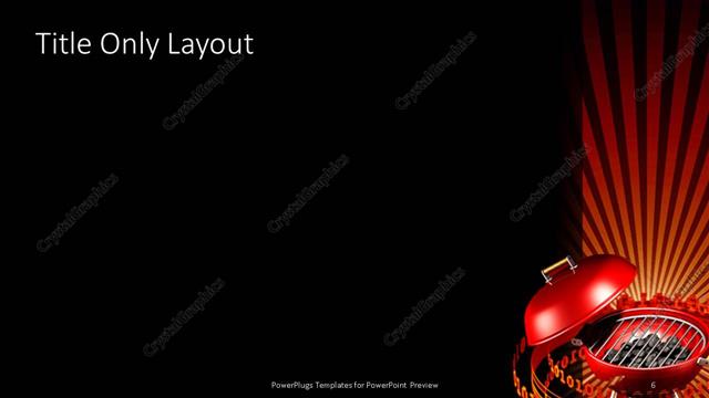 Title Only presentation slide layout