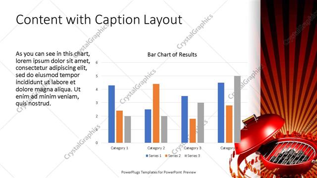 Content with Caption presentation slide layout