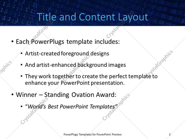PowerPoint Template - Print Slide