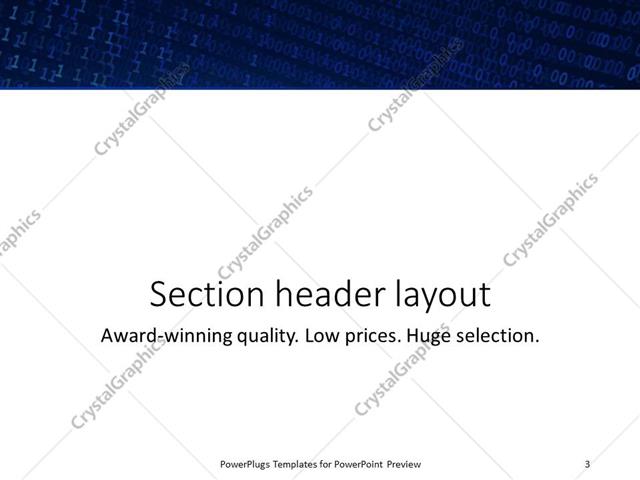 PowerPoint Template - Print Slide